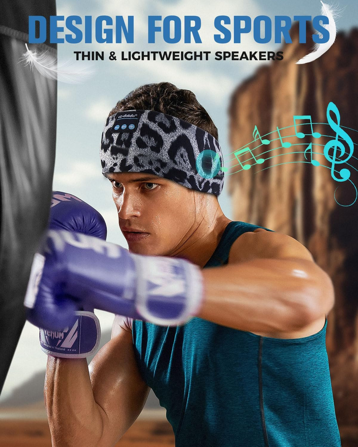 Sleep Headphones Bluetooth, Headband Headphones Earphones Wireless, Sleep Mask for Sleeping, Sports, Gifts, Workout, Jogging, Yoga,Insomnia, Air Travel, Meditation