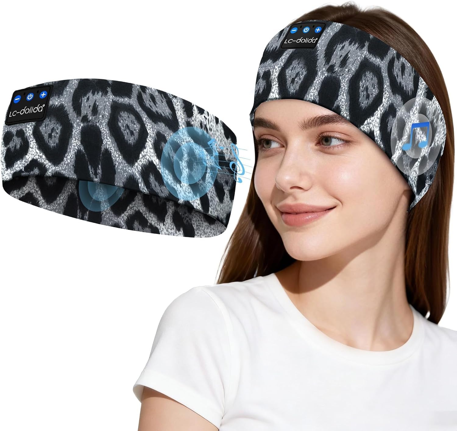 Sleep Headphones Bluetooth, Headband Headphones Earphones Wireless, Sleep Mask for Sleeping, Sports, Gifts, Workout, Jogging, Yoga,Insomnia, Air Travel, Meditation